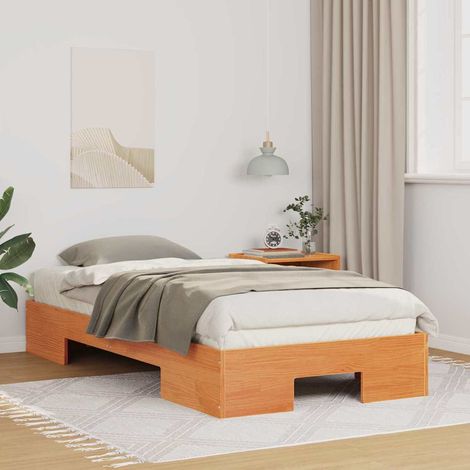 Bettgestell Braun 90 x 190 cm