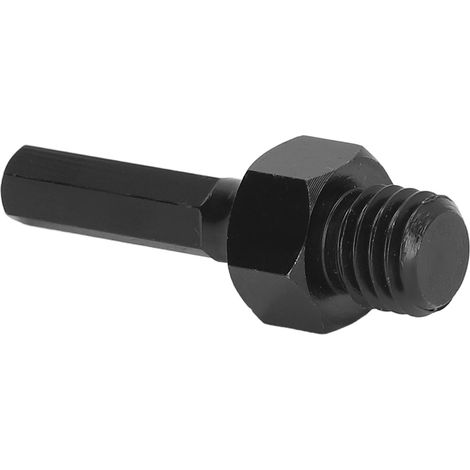 Adaptateur queue hexagonale barre de liaison acier allié meuleuse angle à perceuse électrique tige de conversion filetage 5/8‑11 pouces (1/5)