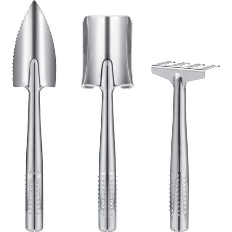 3 Pièces Kit Jardinage,Outils de Jardin en Acier Inoxydable,Mini Outils de Jardinage pour Adulte Enfant GROOFOO (1/5)