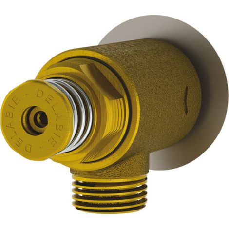 Robinet mural Delabie Tempostop 3l/min pour lave-mains temporisé (1/4)