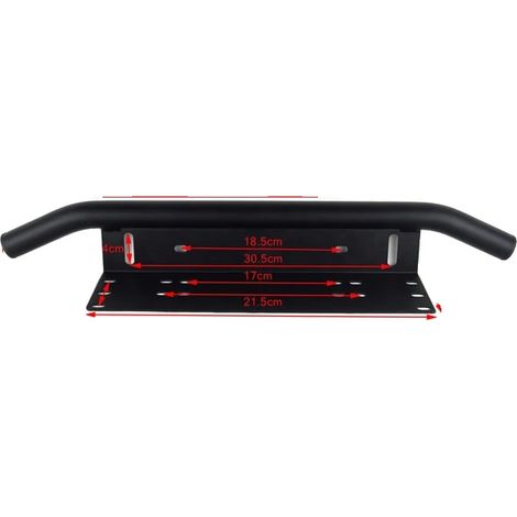Barra de luces LED de triple fila, protección IP67, soporte para matrícula (1/2)