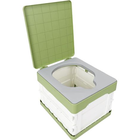 Pot de Voyage Pliable, Toilettes Portables D'entraînement pour Tout-petits avec Siège Souple en PU Anti-fuite pour Voiture Camping en Plein Air (1/5)