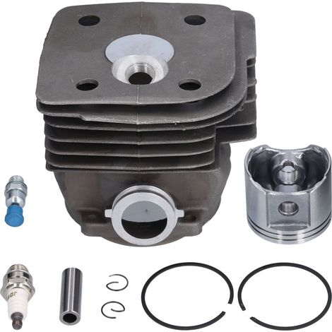 55-mm-Kolben-Zylinder-Einheit mit Zündkerzendruckminderer für Husqvarna 385 390 und Jonsered 2186 2188 Nikasil
