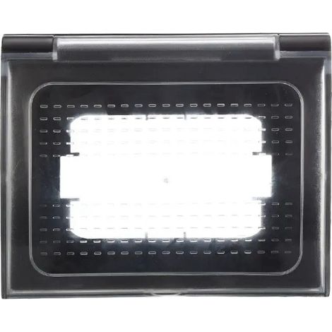 gloca Set 1 Universal-Schutzgehäuseplatte IP44 3-fach kompatibel mit allen Marken
