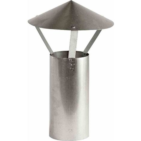 FireFix Regenhut Ø 110 mm 42 cm verzinkt Kaminzubehör Regenhaube Regendach (1/2)