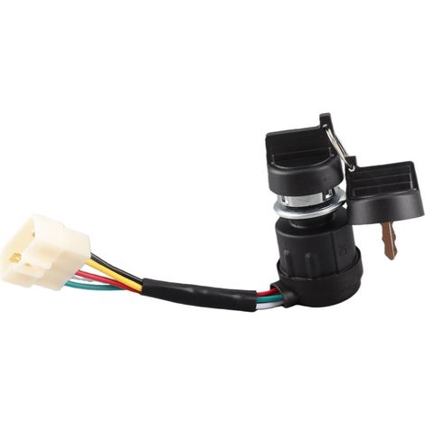 [JAMAIS UTILISÉ]Interrupteur à clé d'allumage avec 2 clés pour moteur diesel refroidi par air 178F/186F, interrupteur de démarrage pour motoculteur
