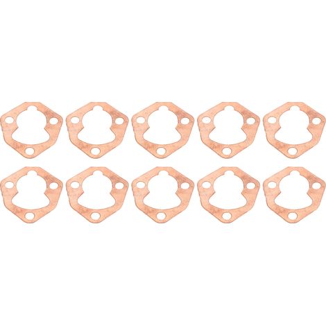 Lot de 10 joints de cylindre pour moteur diesel refroidi par air, joint en laiton pour pompe d'injection de carburant de groupe électrogène (1/5)