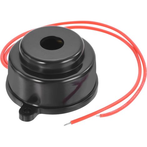 Buzzer Électronique AC 220V x 1 Pièce, Sirène à 2 Fils, Son D'Alarme pour Usines et Trafic, [Noir, 80 DB] (1/5)