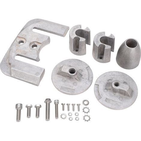 Kit d'anode en aluminium marin CMBRAVO3KITA, remplacement de bateau haute résistance résistant à l'oxydation pour Bravo III Sterndrive 2003 et versions ultérieures.