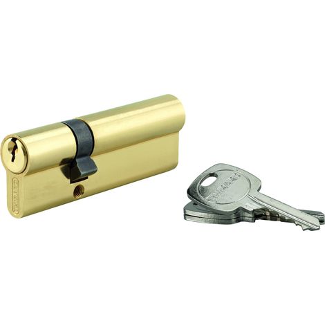 THIRARD - Cylindre STD double entrée, 35 x 60 mm anti-arrachement, laiton, 3 clés - THIRARD (1/2)