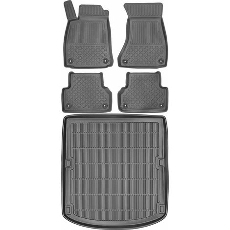 Juego de alfombrillas para coche y maletero para Audi A4 B9 Sedán (2015). (1/5)