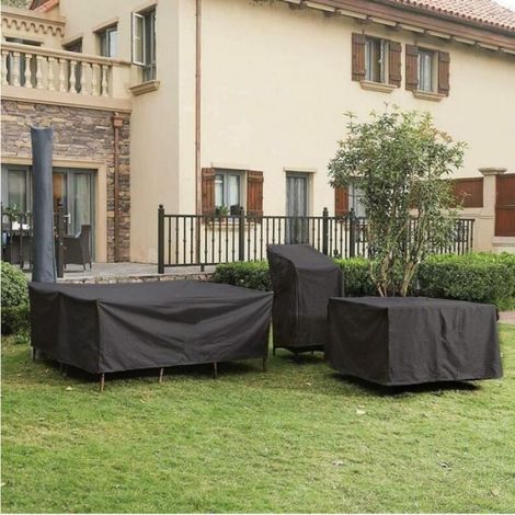 Bâche de Protection Étanche pour Mobilier de Jardin (1/4)