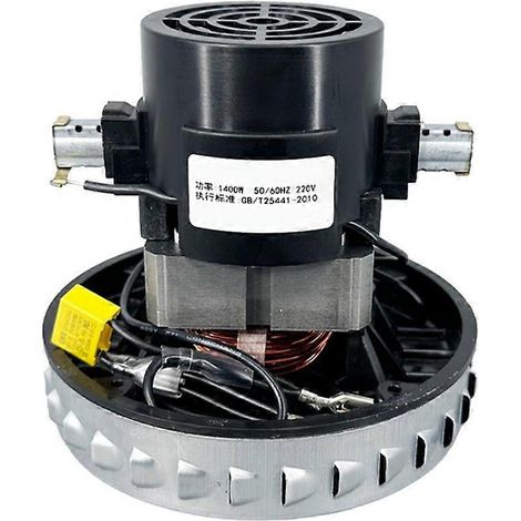 Moteur d'aspirateur 1400 W, fonctionnement silencieux, diamètre 130 mm, pièce de rechange pour usage domestique et professionnel (1/5)