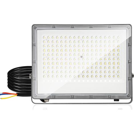 Wolketon Proiettore LED da esterno Spot LED Esterno per Giardino IP65 6000K Illuminazione di Sicurezza 150W Bianco Freddo