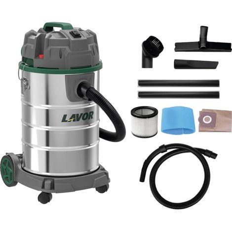 aspiratore solidi liquidi elettrico lavor "dozzy power" 1400w 30lt 40l/s