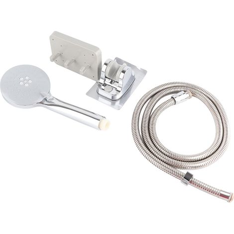 G1/2 Zoll 3-Funktionen Abnehmbarer Handbrausekopf Sprayer Handbrause Badezimmerzubehör Kit de pomme de douche (support de duche multifonctionnel) (1/5)