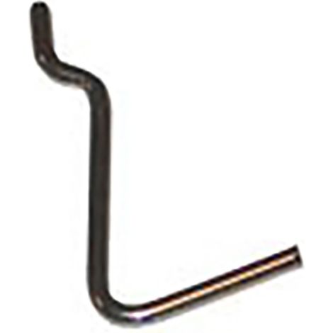 Ganci in metallo per pannello forato - numero 3 - 8 pz.