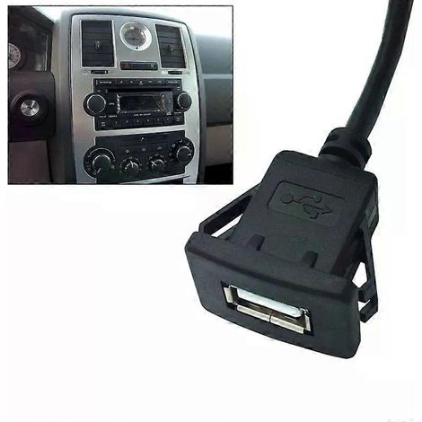 Câble audio encastré pour tableau de bord de voiture, rallonge USB 20 ports, connecteur mâle-femelle, adaptateur en plastique de haute qualité H9EE (1/5)