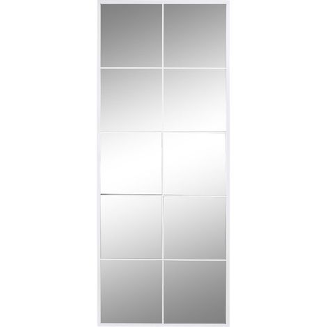 Espejo Hierro Espejo 60X2X150 Ventana Blanco (1/4)