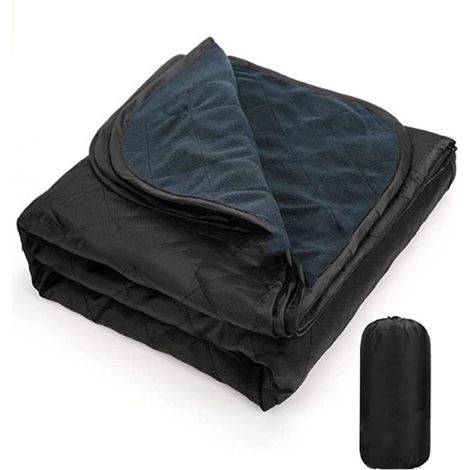Couverture de pique-nique imperméable, 140 cm x 200 cm, séchage rapide et facile à nettoyer, idéale pour le camping, les activités de plein air, les pique-niques, le yoga et les voyages. Couleur : noi (1/4)