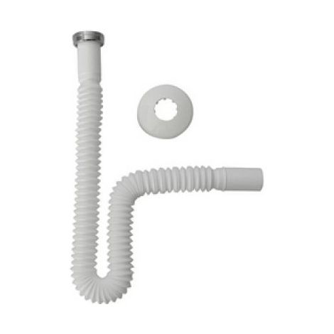 TUBO ESTENSIBILE PER SIFONI CON ROSONE TIPO LUX 1&quot x 32