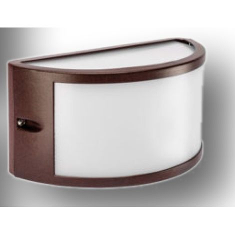 Applique led da parete mod. SEGOVIA1E27C colore corten (1/4)