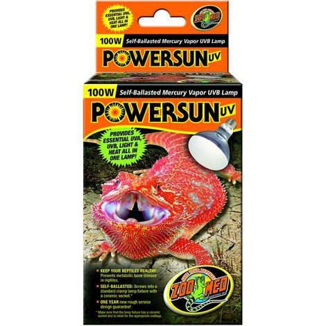 Uv-Lampe Zoomed powersun uv Wärmequelle 100w