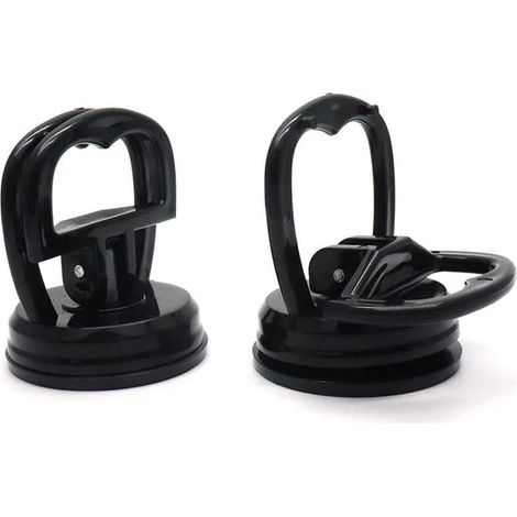 SHINING HOUSE Démontage de l'outil de Retrait d'ouverture des ventouses Robustes 2 Pack pour la réparation de l'écran LCD des téléphones Portables tablettes (Noir) (1/5)