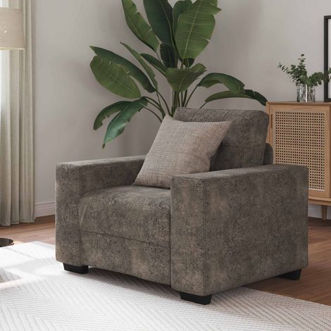 Sofa-Sessel Dunkelgrau 60 cm Kunstleder