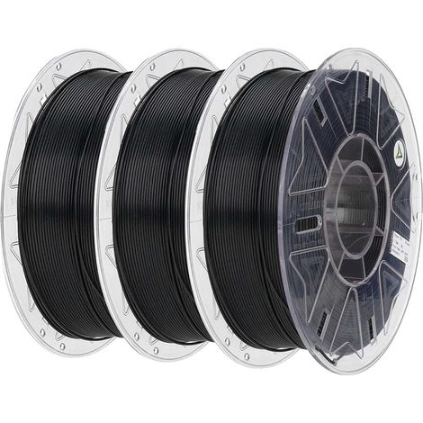 Filamento PLA per stampanti 3D ad alta velocità, con riconoscimento automatico del colore, nero, 3 kg. (1/2)