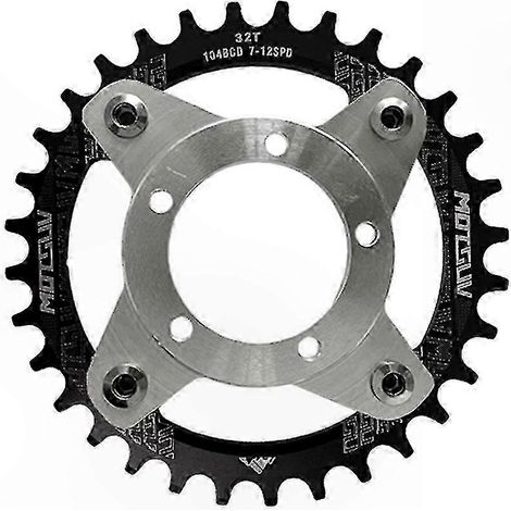Kit Adaptateur Pédalier Moteur Central pour Vélo Électrique, Plateau 32 Dents, Conversion 104BCD, Pièces de Transmission Bicyclette (1/5)