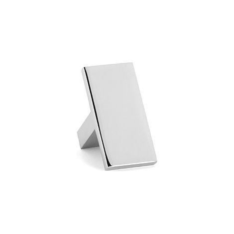 tirador aluminio modelo tauro. acabados negro mate y cromo acabado cromo distancia 0mm-1 agujero (1/5)