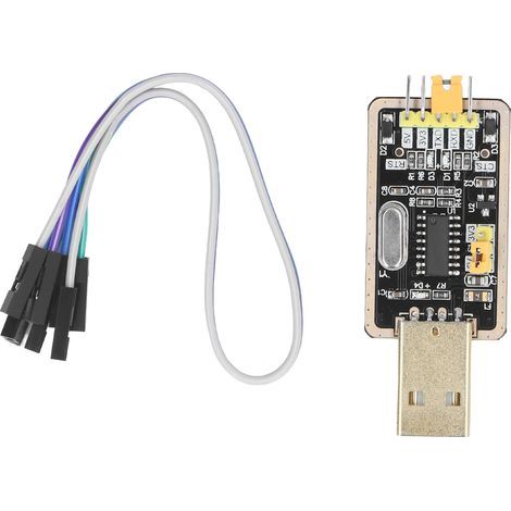Adaptateur USB vers TTL Série Module Convertisseur + Câble Débogage 3.3V 5V (1/5)
