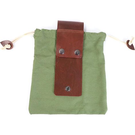Sac de cueillette pliable vert pour les légumes du jardin, le camping et la randonnée (1/5)