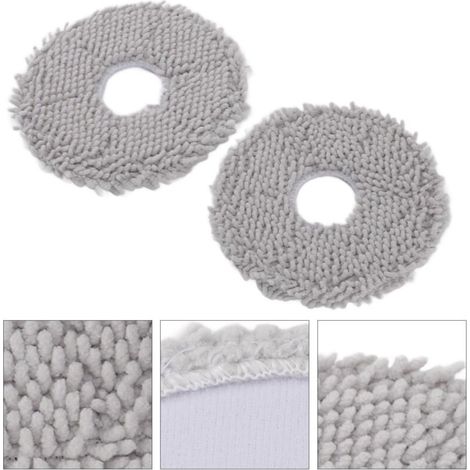 6er-Set Waschpads für Saugroboter, kompatibel mit Midea V10/V12/W11, strapazierfähige und waschbare Fasern (1/5)