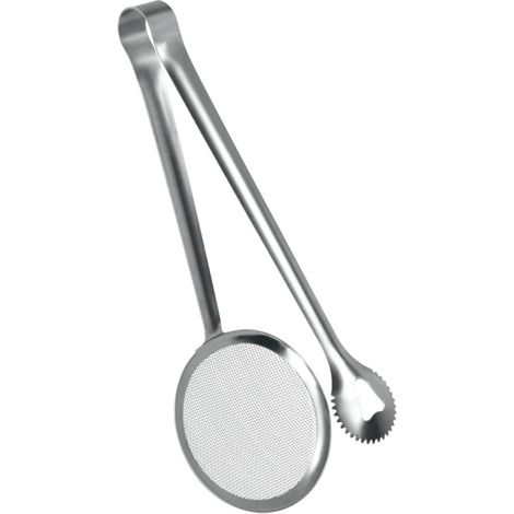 PINZA INOX PARA FREIR Y SERVIR 10CM