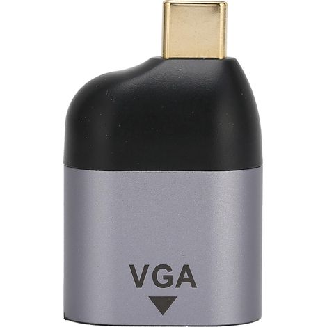 Adaptateur convertisseur USB-C vers VGA, compatible 1080p 60 Hz, convient aux ordinateurs portables et aux téléphones portables - HD. (1/5)