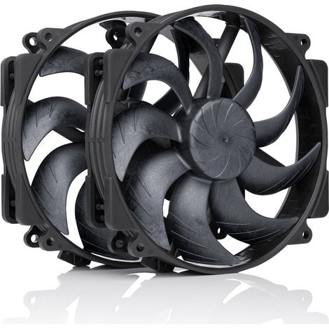 Ventilateur NOCTUA NF-A14x25r G2 PWM Sx2 PP chromax noir 140 mm (1/3)