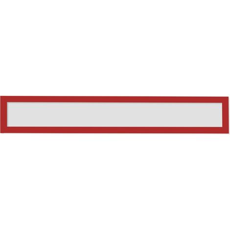 Magnetoplan magnetofix-Magnetrahmen Topsign, 5 Stück, rot, A5 quer/A4 hoch 232 x 52 mm 5 Stk