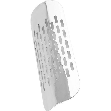 Cachet de protection thermique pour pot d'échappement moto universel, argent, tube (1/5)