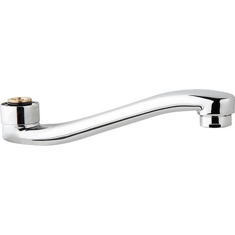 Ecoulement en S, laiton chromé DN20(3/4"), conique, entraxe 160mm