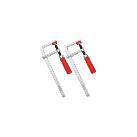 Morsetto a vite rapido in 2 pezzi per sistemi MFT e a binario, capacità 7-7/8", forza di serraggio 500 lb, morsetti per binari per componenti in legno - Crezuo (1/4)