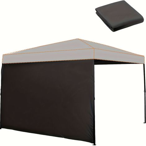 Panneau latéral imperméable en tissu Oxford pour tonnelle d'extérieur, rideau latéral amovible pour chapiteau pliant pliable, PAROI LATÉRALE UNIQUEMENT, armature et toit non inclus (1/5)