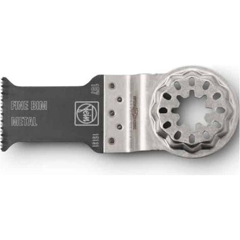 Fein – Lame d'outil multifonction E Cut 30mm – Denture fine pour tôles jusqu'à 2mm – STARLOCK pour coupe précise – Compatible avec outils oscillants (1/10)