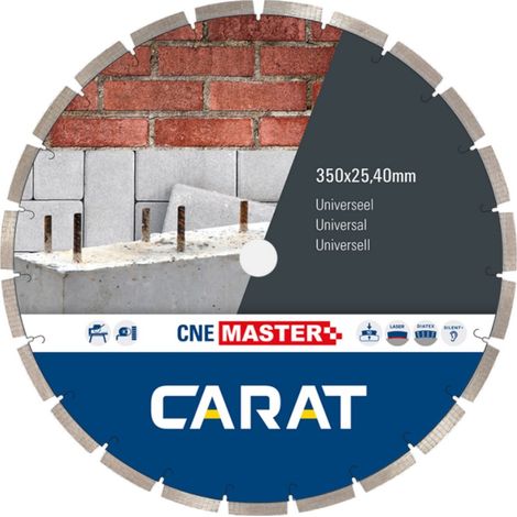 Carat Diamanttrennscheibe UNIVERSAL CNE MASTER 350 x 25,40 mm CNEM350400