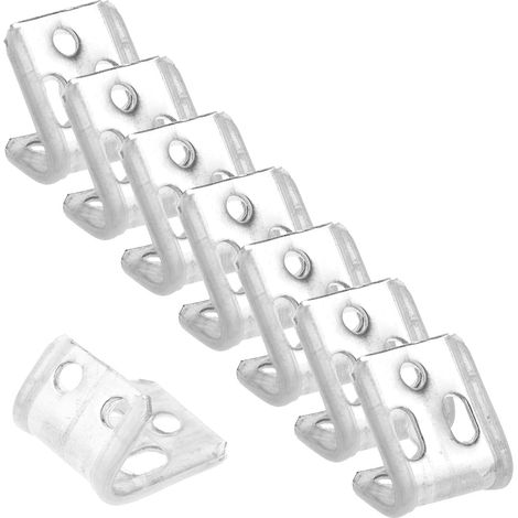 Lot de 12 Clips à Ressort pour Canapé en Acier avec Vis, Résistance la Corrosion, Compatibilité, Accessoires pour Réparation de Meubles (1/5)