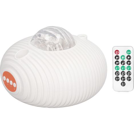Veilleuse LED avec projecteur, 14 couleurs de lumière, 5 musiques, Bluetooth, projecteur de ciel étoilé et télécommande. (1/5)