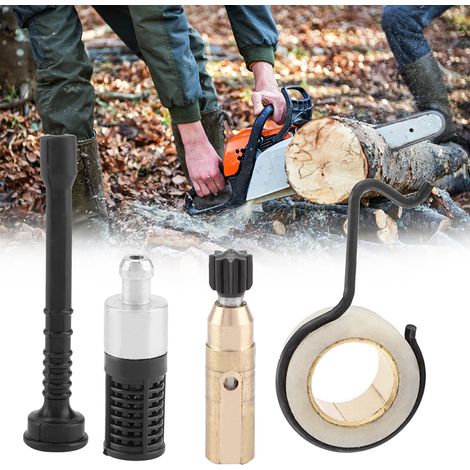 Pompe à huile chaîne tronçonneuse, engrenage vis sans fin, tuyau et filtre, kit accessoires pour STIHL MS 250 MS230 MS210 (1/5)