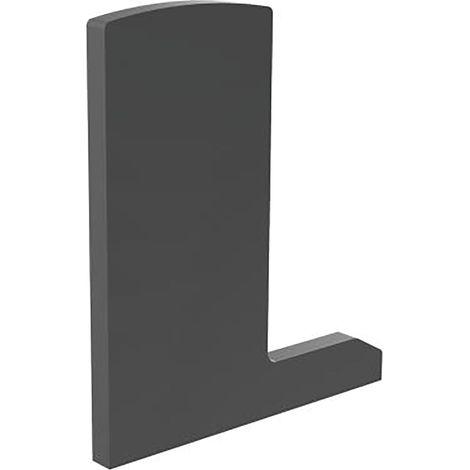 Economy Endkappe Breite 106,5 für Bodenprofil F Eco 0006 - links, Aluminium schwarz eloxiert (1/2)