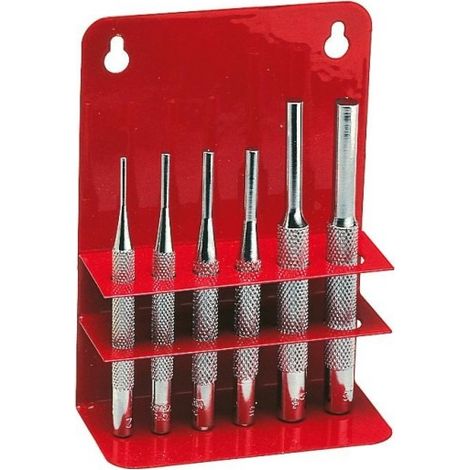 Lot de 6 chasse-goupilles en acier chrome vanadium - MOB